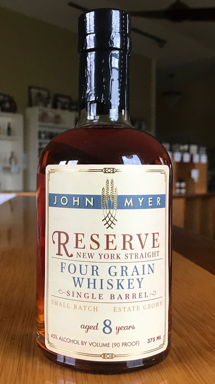 John Myer Reserve New York Straight Four Grain Whiskey-Single Barrel