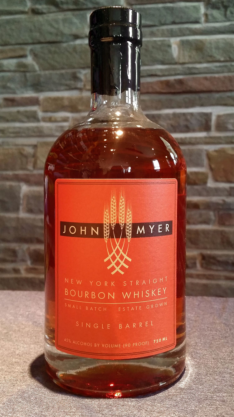 John Myer New York Straight Bourbon Whiskey-Single Barrel