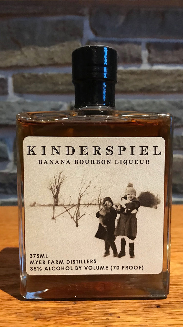 Kinderspiel Banana Bourbon Liqueur